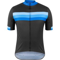 Sugoi Evolution Zap Bike Jersey Men's in Blue Stripes